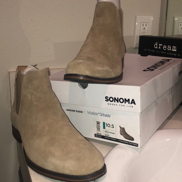 kristopher men's suede chelsea boots